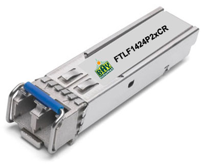 FTLF1424P2xCR-BIT Finisar 1000Base-LX SFP 4Gbps Wavelength 1310nm 10km SMF 3rd Party Transceiver Module