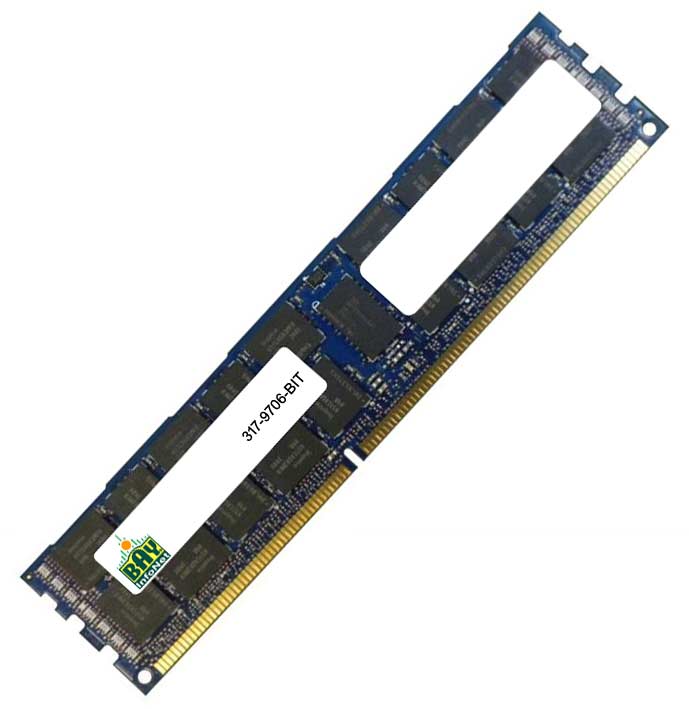 317-9706 Dell 3rd Party 16GB PC3-12800 DDR3-1600 240-pin ECC Registered RDIMM Memory